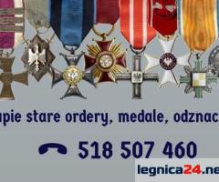 Kupię stare ordery, medale, odznaki, odznaczenia, orzełki