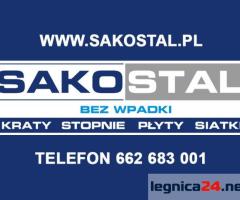 Stalowe kraty pomostowe, kraty wema, stopnie schodowe