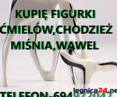 KUPIĘ FIGURKI MIŚNIA,ĆMIELÓW,CHODZIEŻ,WAWEL TELEFON 694972047