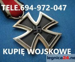 KUPIĘ WOJSKOWE ODZNACZENIA,ODZNAKI,MEDALE,ORDERY TELEFON 694972047
