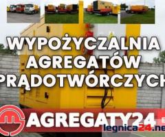 Wynajem, wypożyczalnia agregatów prądotwórczych (również usługi agregatami)