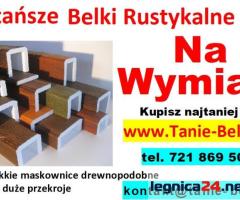 belki rustykalne Na Wymiar maskownice styropianowe Tanie Belki imitacja drewna