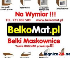 Maskownice na wymiar, drewnopodobne belki styropianowe/ BelkoMat imitacja drewna