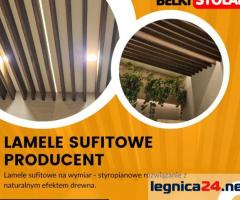 Lamele sufitowe drewnopodobne PRODUCENT