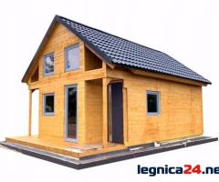 Drewniany domek całoroczny letniskowy Producent  5m/7m 15/20
