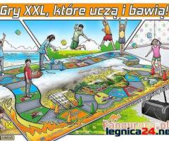 GRA XXL DZIECI BEZPIECZNE do skakania, nauki i zabawy od KangurGra.pl