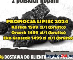 Sprzedaż hurtowa węgla.Polskie kopalnie.Promocja Lipiec 2024