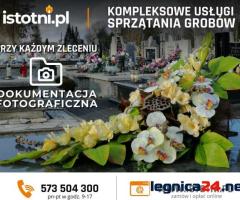 Opieka nad grobami Jelenia Góra - sprzątanie grobu, znicze, kwiaty