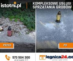 Opieka nad grobami Jelenia Góra - sprzątanie grobu, znicze, kwiaty