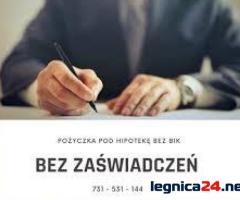 POZYCZKI PRYWATNE BEZ BIK POD ZABEZPIECZENIE NIERUCHOMOSCIA