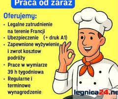 Kucharz praca we Francji