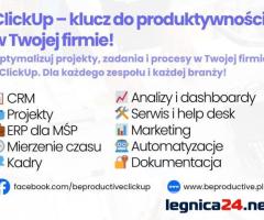 Konsultant ClickUp wdrożenie CRM i zarządzanie projektami